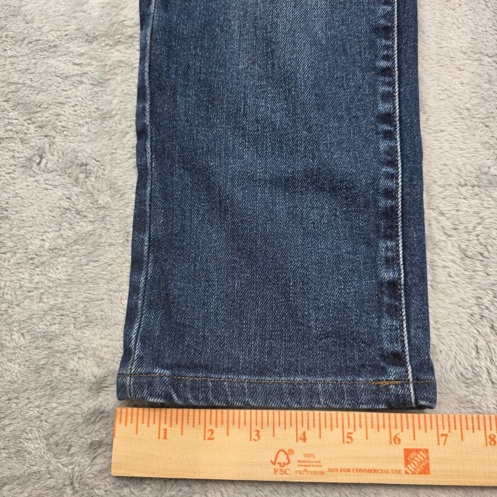 Uniqlo Men 33 Blue Jeans Slim‎ Straight Leg Low Rise Kaihara Denim - Picture 2 of 12